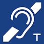 Piktogramm international für alle Arten von mobilen Höranlagen