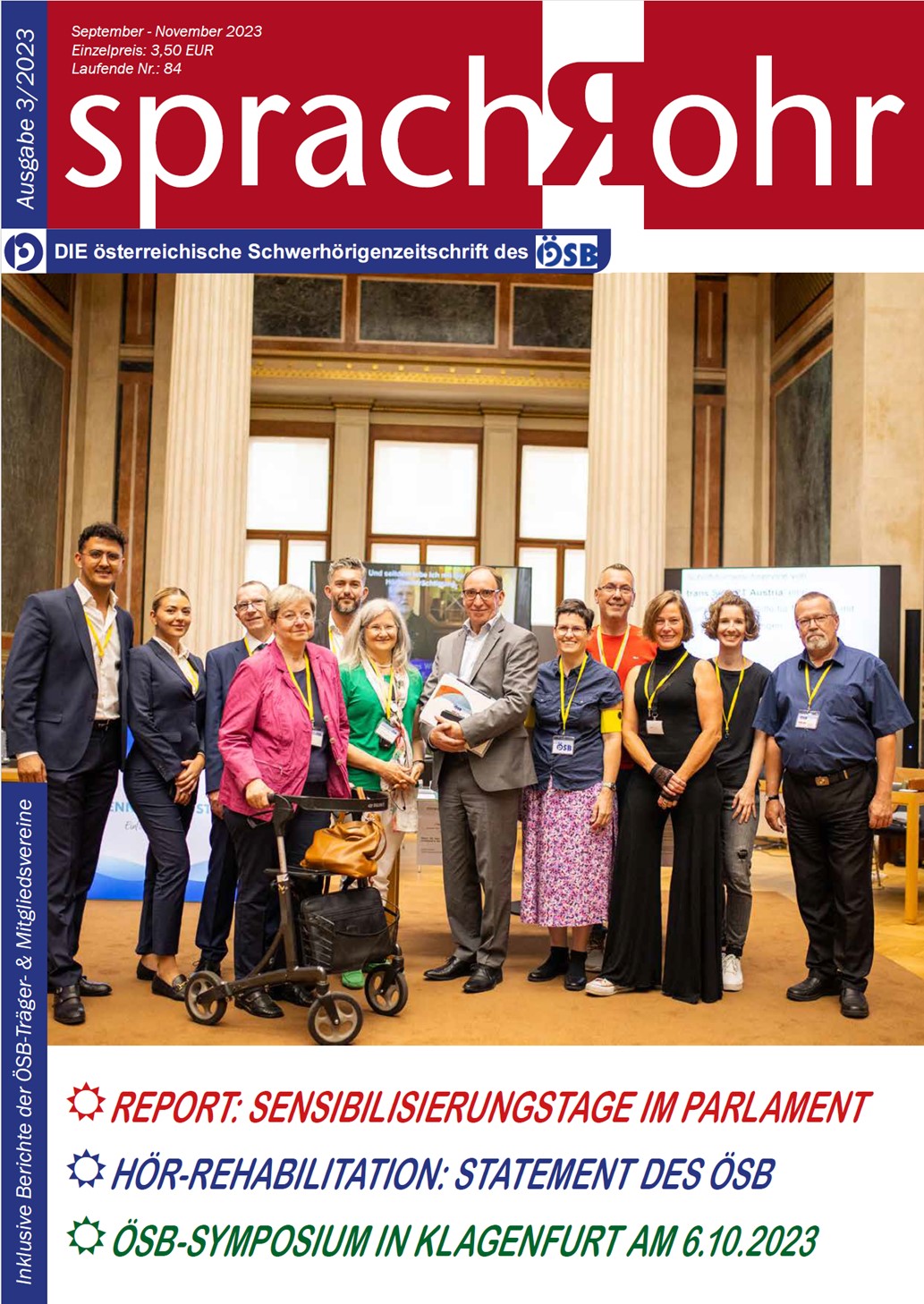 Cover-SprachRohr-3.23 (c) ÖSB Cover-SprachRohr-3.23 (c) ÖSB