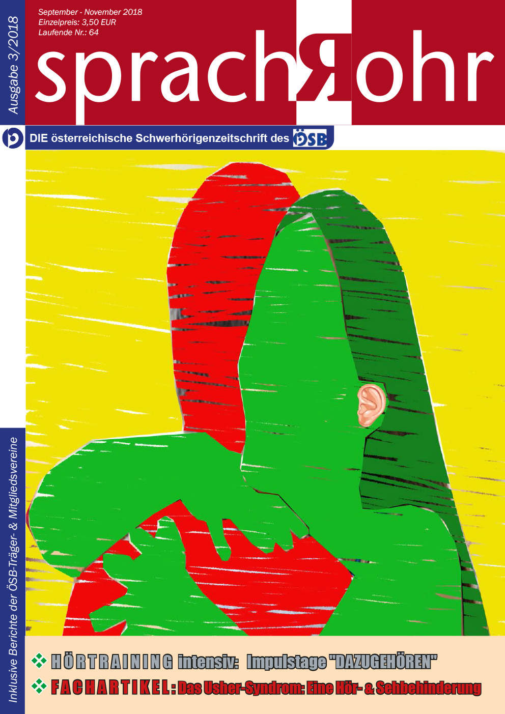 Cover Sprach-R-ohr Ausgabe 3/2018 Cover Sprach-R-ohr Ausgabe 3/2018