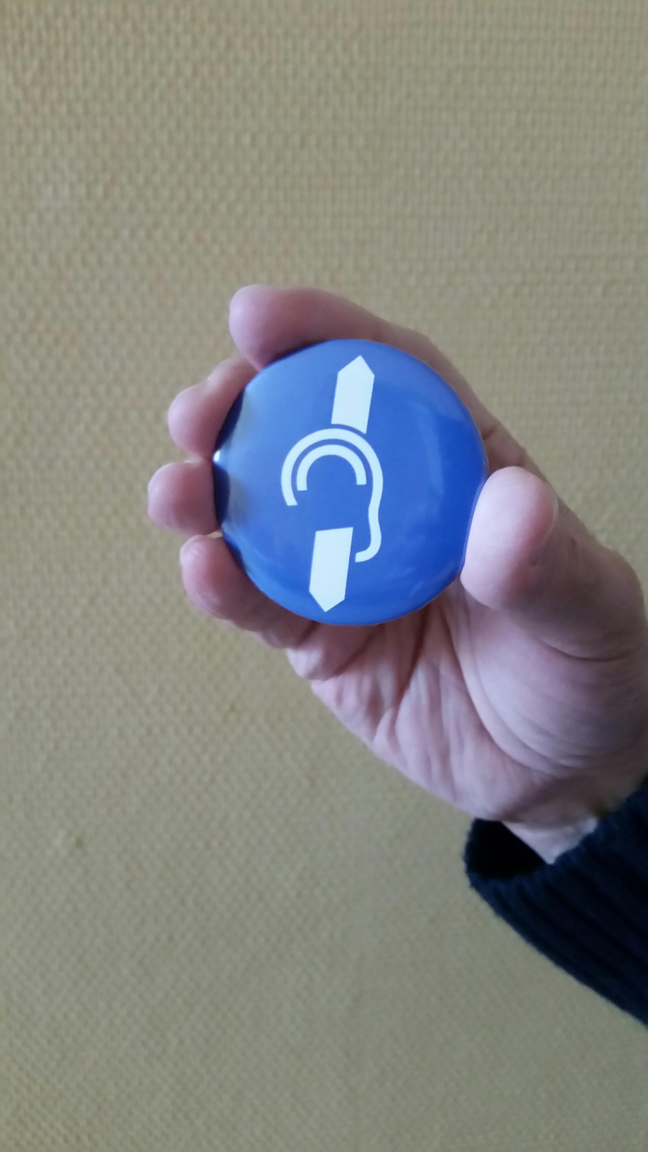 Button / Anstecker "Ich bin schwerhörig/habe ein Hörproblem" Button / Anstecker "Ich bin schwerhörig/habe ein Hörproblem"