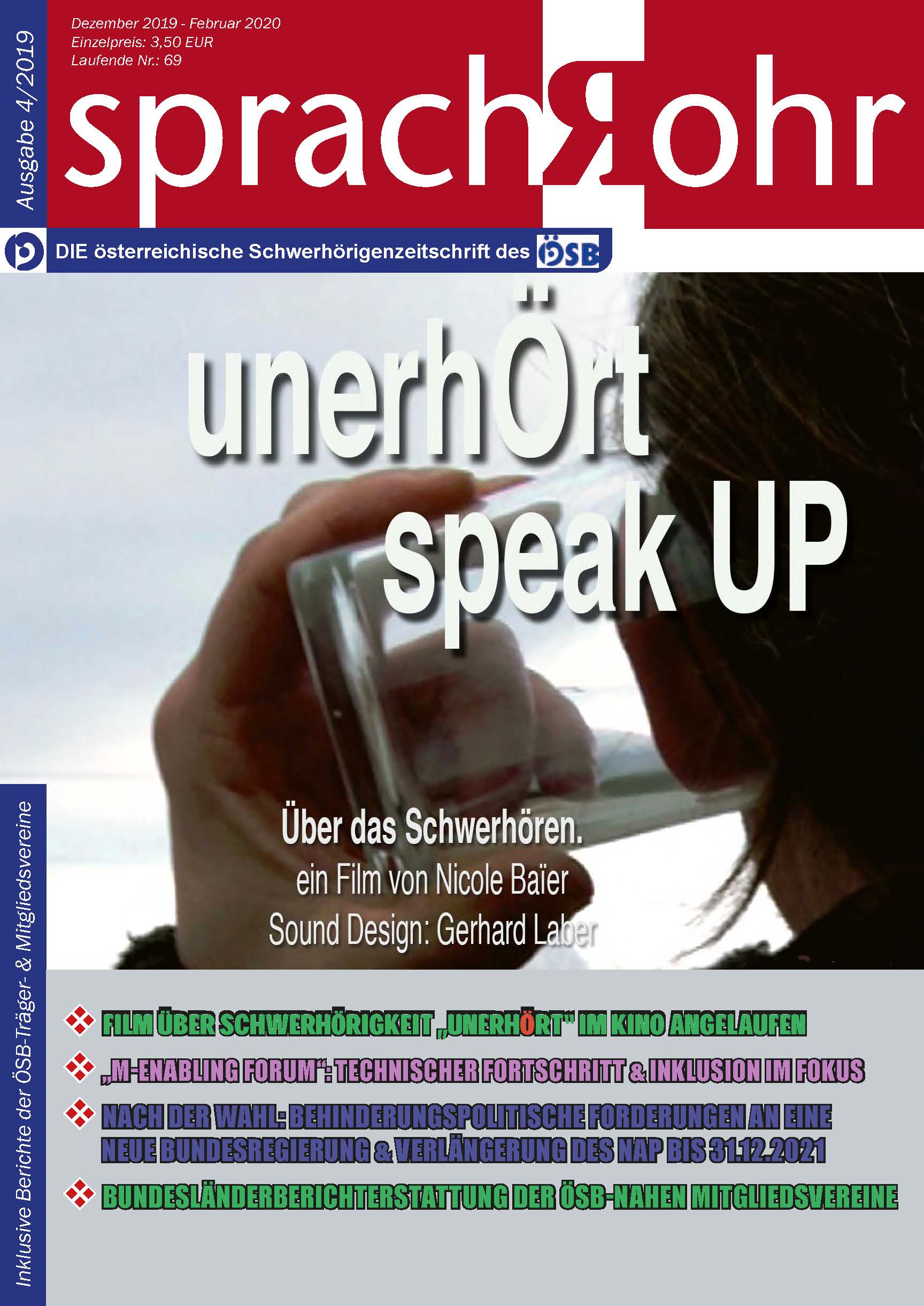 Sprach-R-ohr Ausgabe 4/2019 Sprach-R-ohr Ausgabe 4/2019